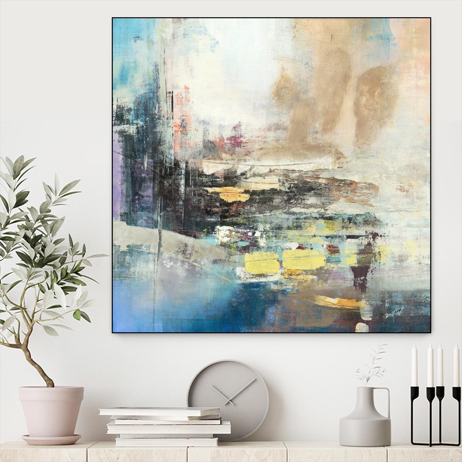 Awaken I by Nancy Ngo on GIANT ART - blues abstract