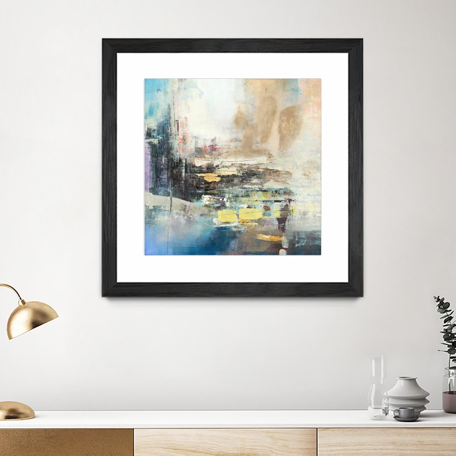 Awaken I by Nancy Ngo on GIANT ART - blues abstract