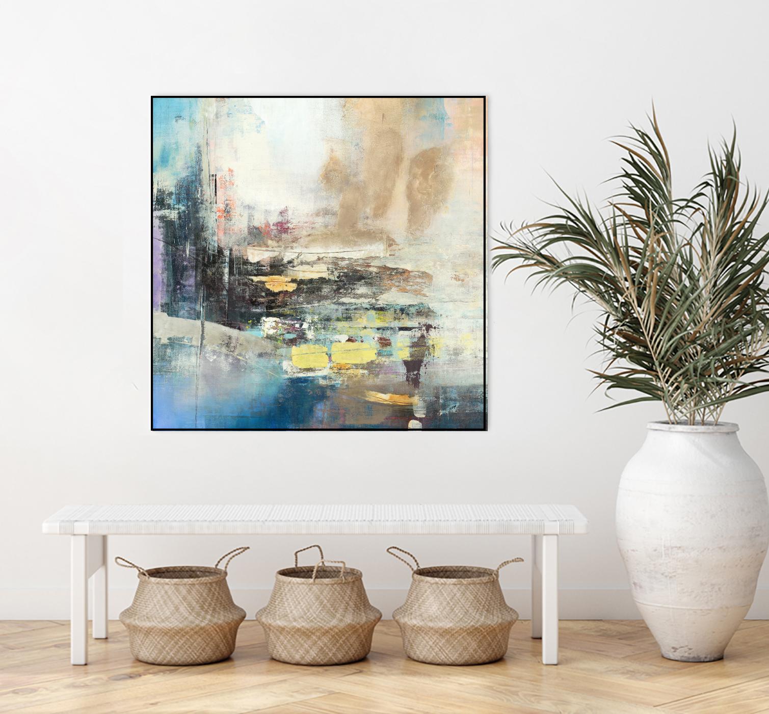 Awaken I by Nancy Ngo on GIANT ART - blues abstract