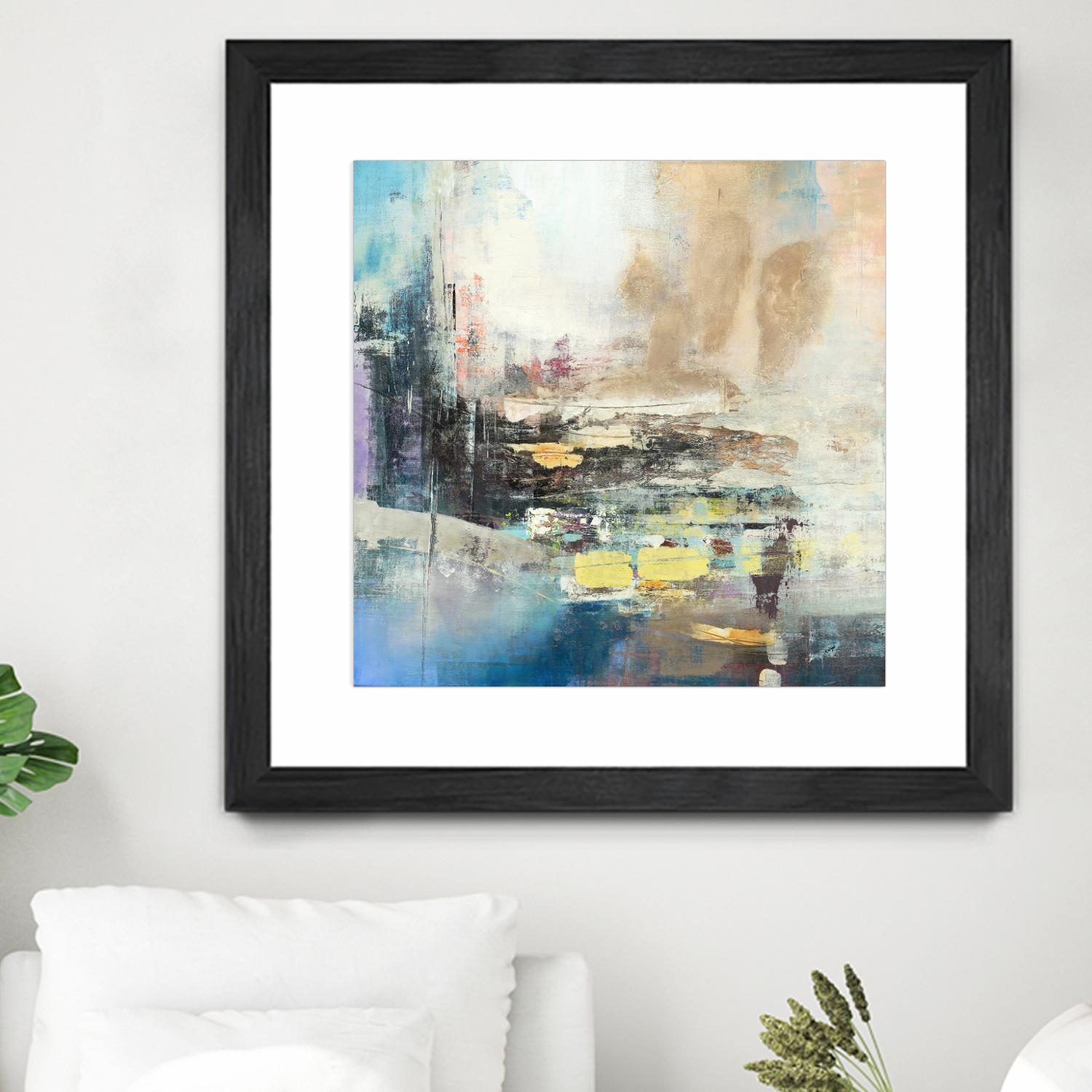 Awaken I by Nancy Ngo on GIANT ART - blues abstract