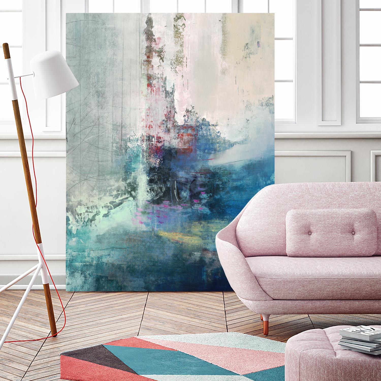 Longing I by Nancy Ngo on GIANT ART - blues abstract