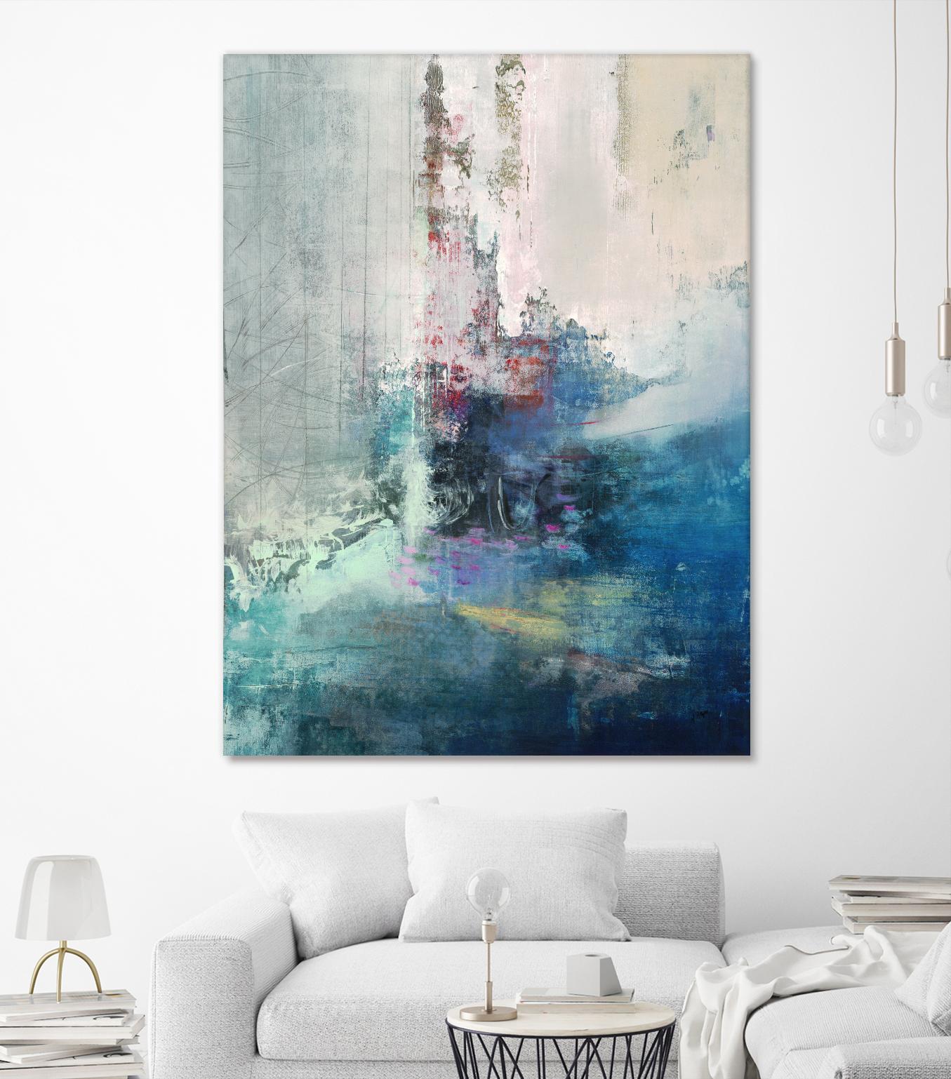 Longing I by Nancy Ngo on GIANT ART - blues abstract