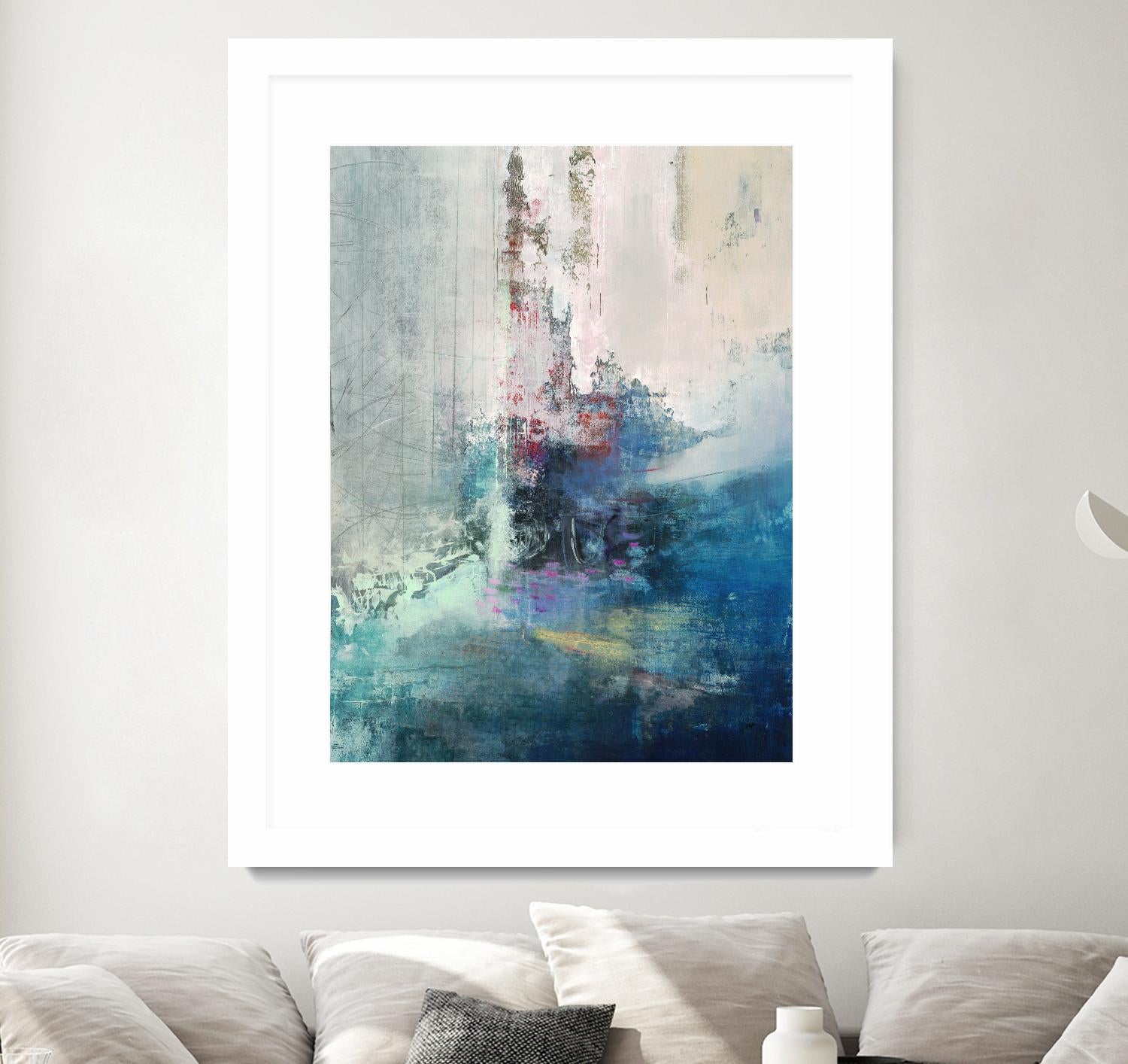 Longing I by Nancy Ngo on GIANT ART - blues abstract