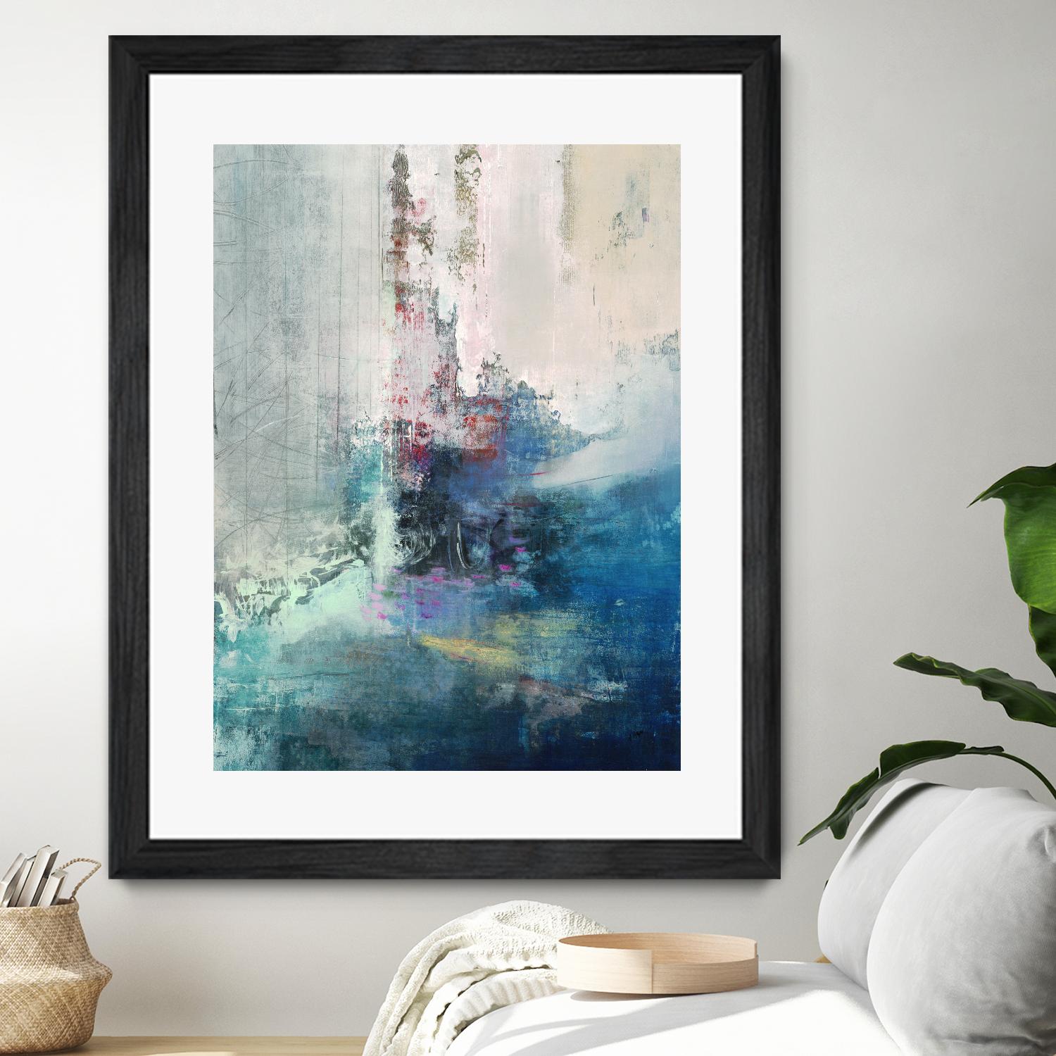 Longing I by Nancy Ngo on GIANT ART - blues abstract