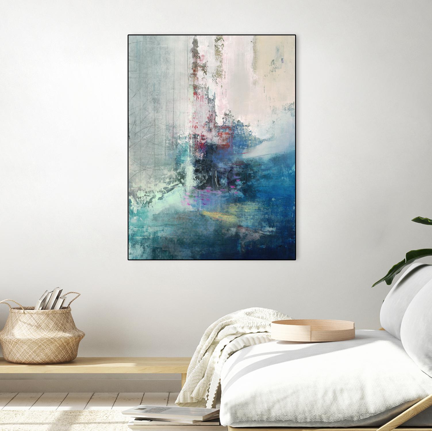 Longing I by Nancy Ngo on GIANT ART - blues abstract