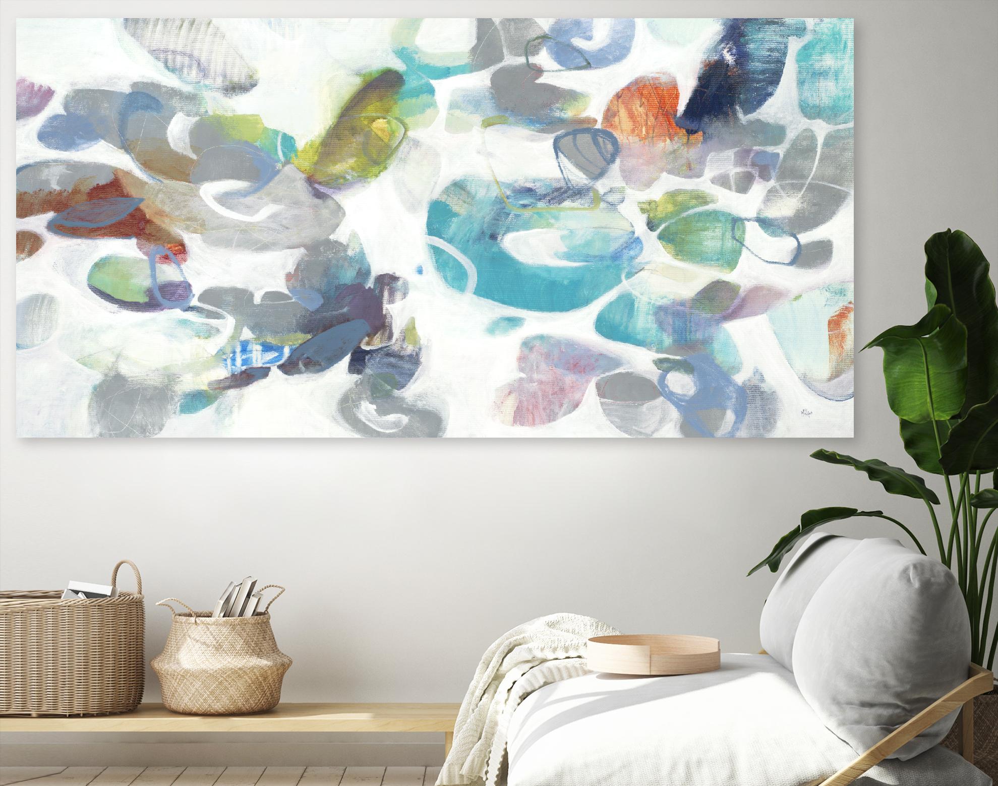 Party Time III by Lisa Ridgers on GIANT ART - blues abstract