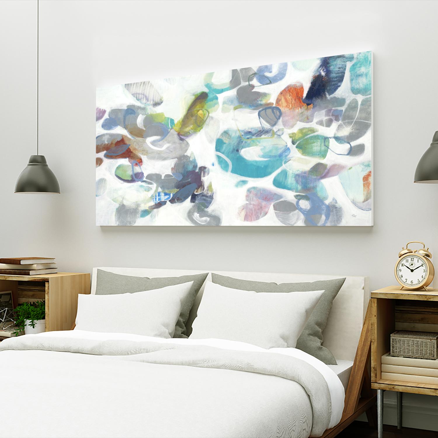 Party Time III by Lisa Ridgers on GIANT ART - blues abstract