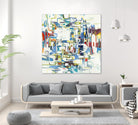 Retroactive by Lisa Ridgers on GIANT ART - blues, greens abstract