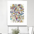 Today In Play by Lisa Ridgers on GIANT ART - blues abstract