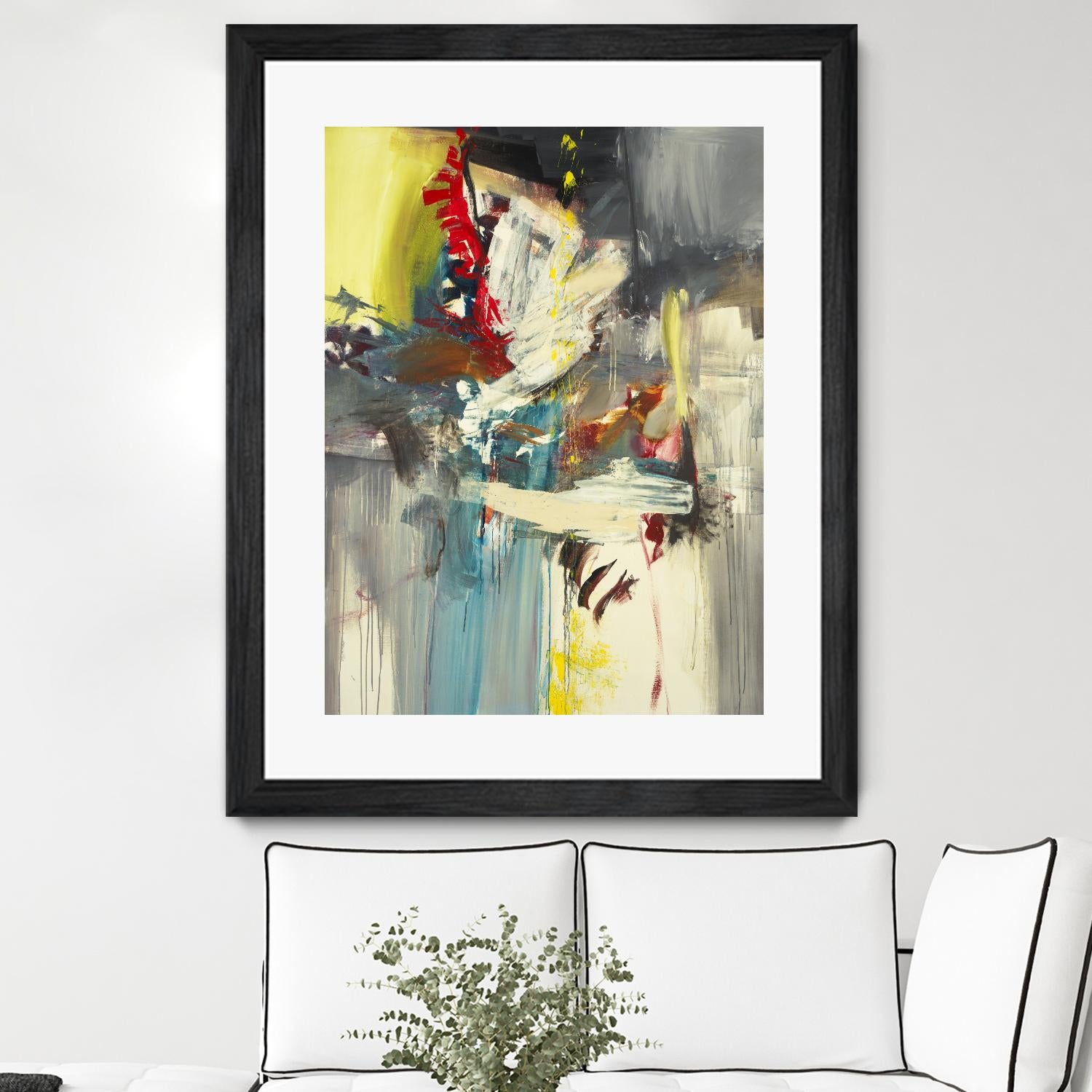 Kheeler's Garden by Sarah Stockstill on GIANT ART - yellow abstract