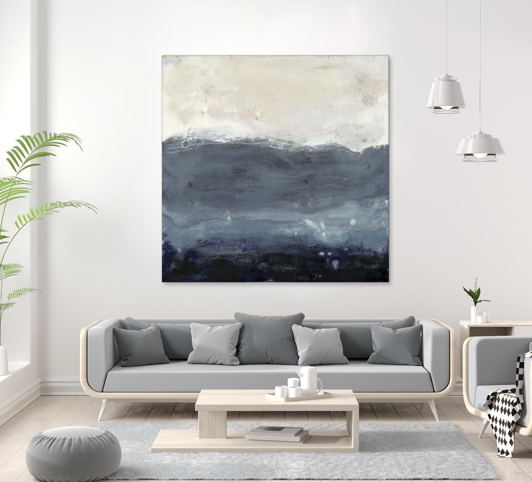 The Storm by Laura VanHorne on GIANT ART - white abstract