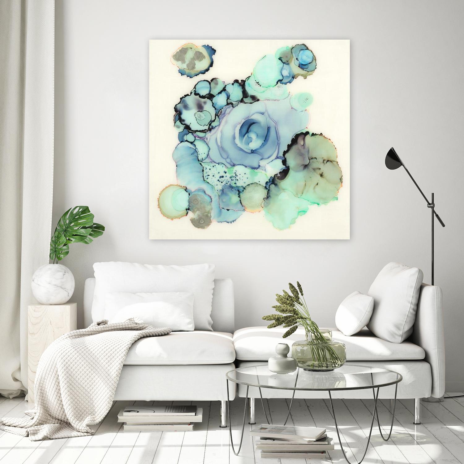 Blue Rose by Laura VanHorne on GIANT ART - blue contemporary