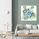 Blue Rose by Laura VanHorne on GIANT ART - blue contemporary
