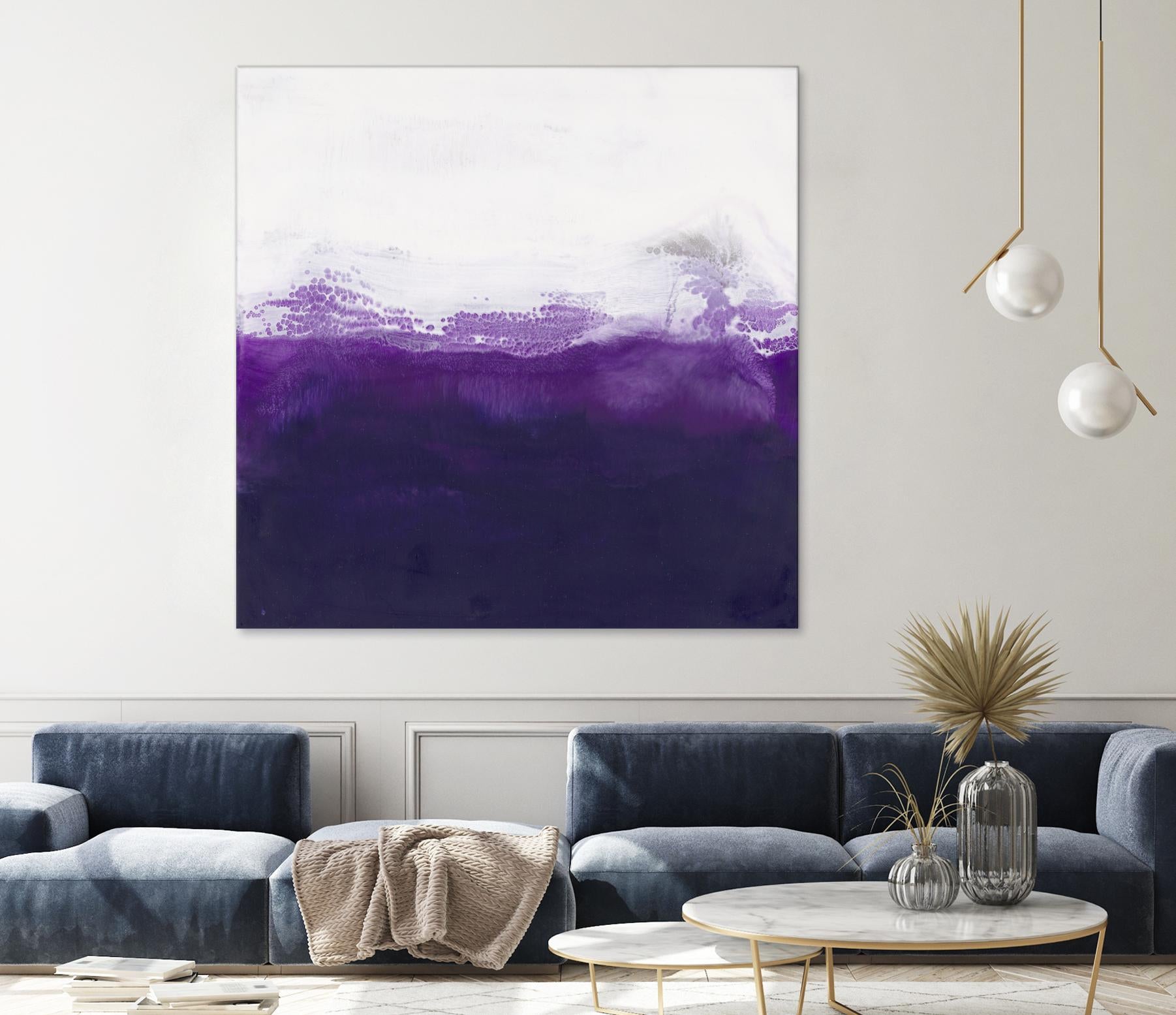 Purple by Laura VanHorne on GIANT ART - white abstract