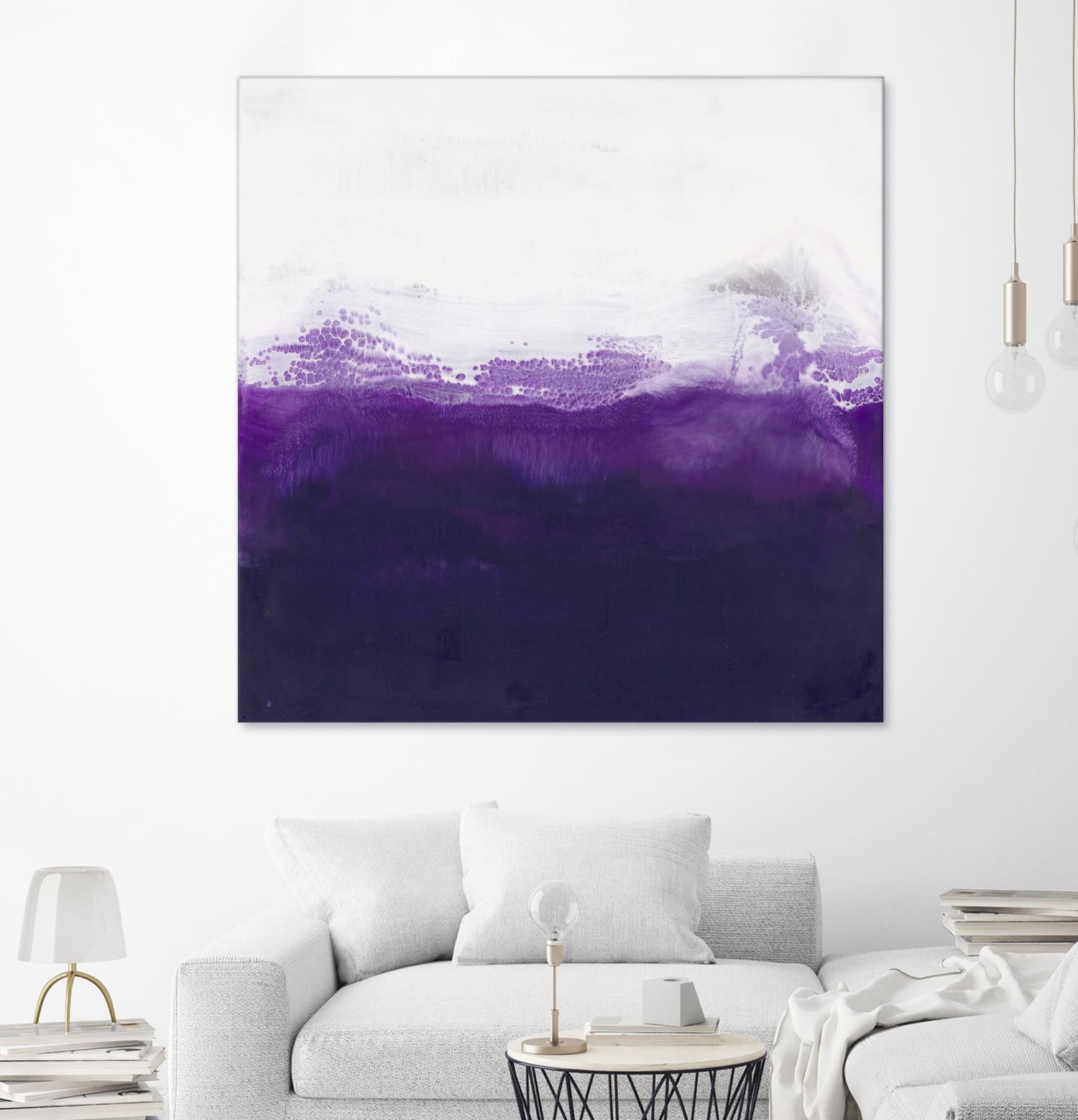 Purple by Laura VanHorne on GIANT ART - white abstract