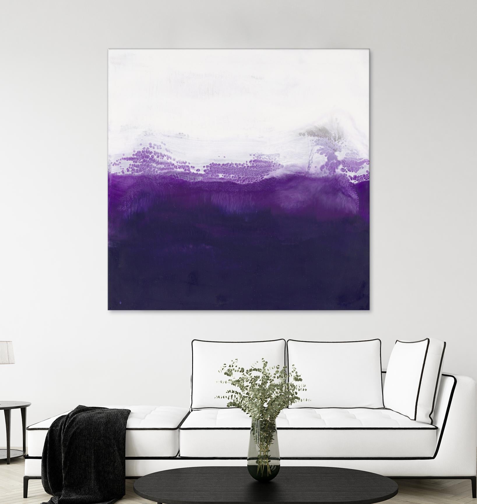 Purple by Laura VanHorne on GIANT ART - white abstract