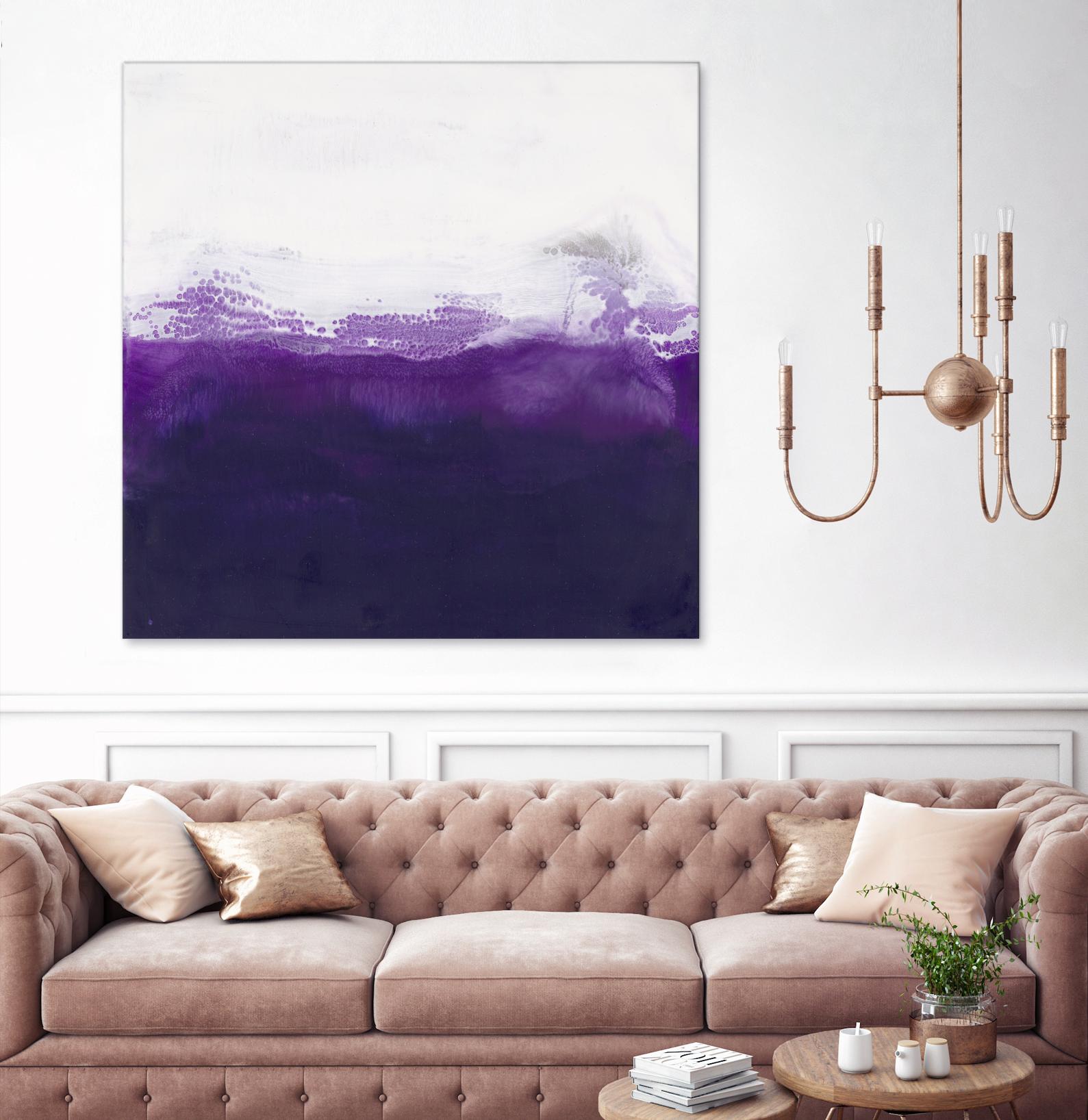 Purple by Laura VanHorne on GIANT ART - white abstract