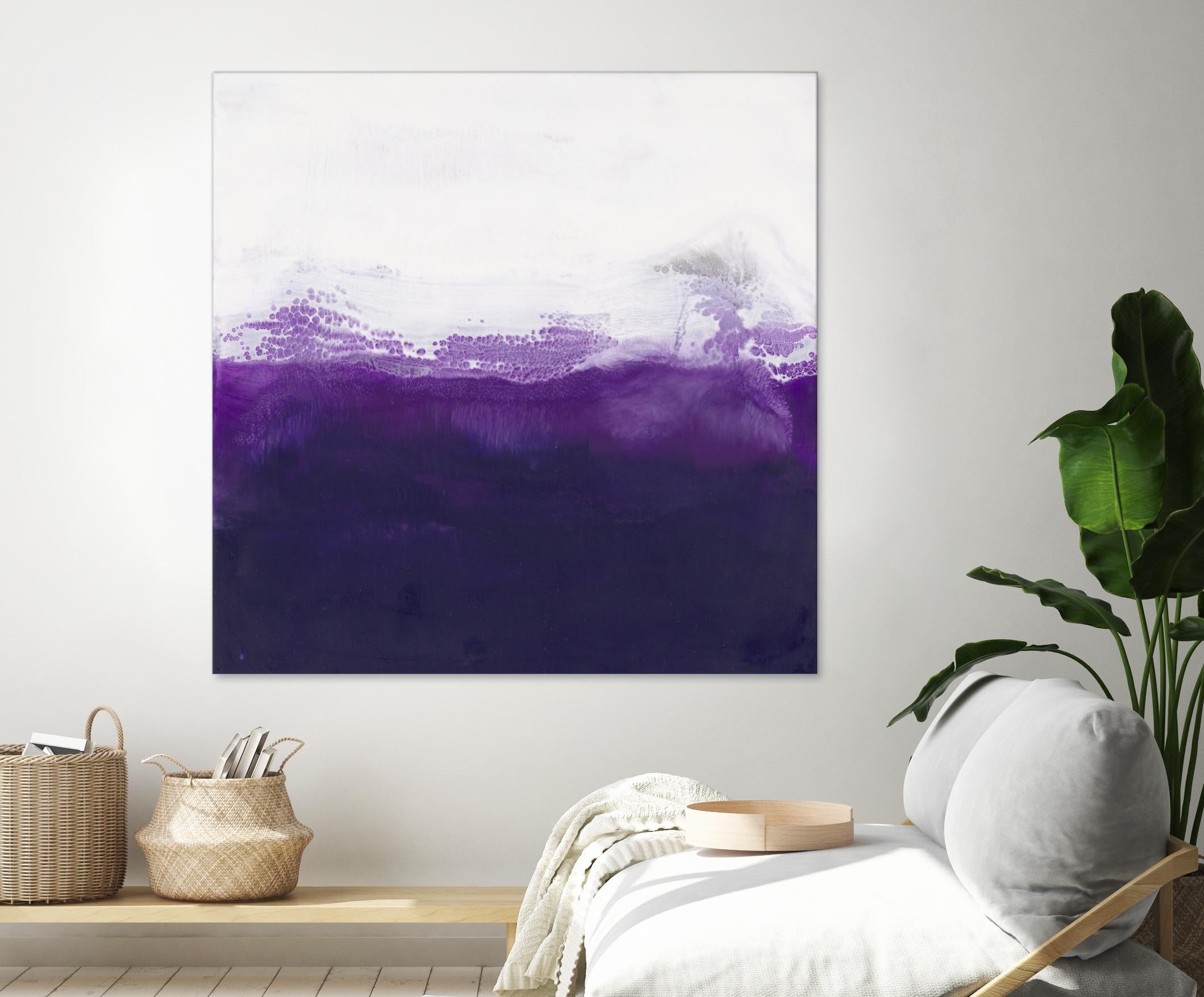 Purple by Laura VanHorne on GIANT ART - white abstract