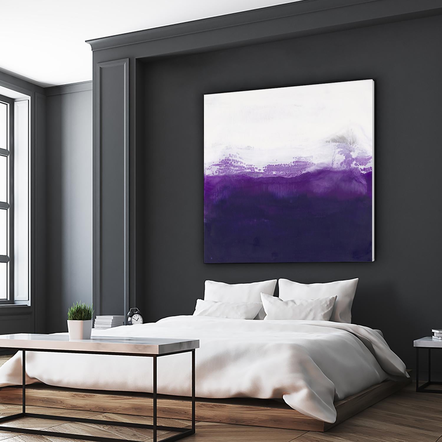 Purple by Laura VanHorne on GIANT ART - white abstract