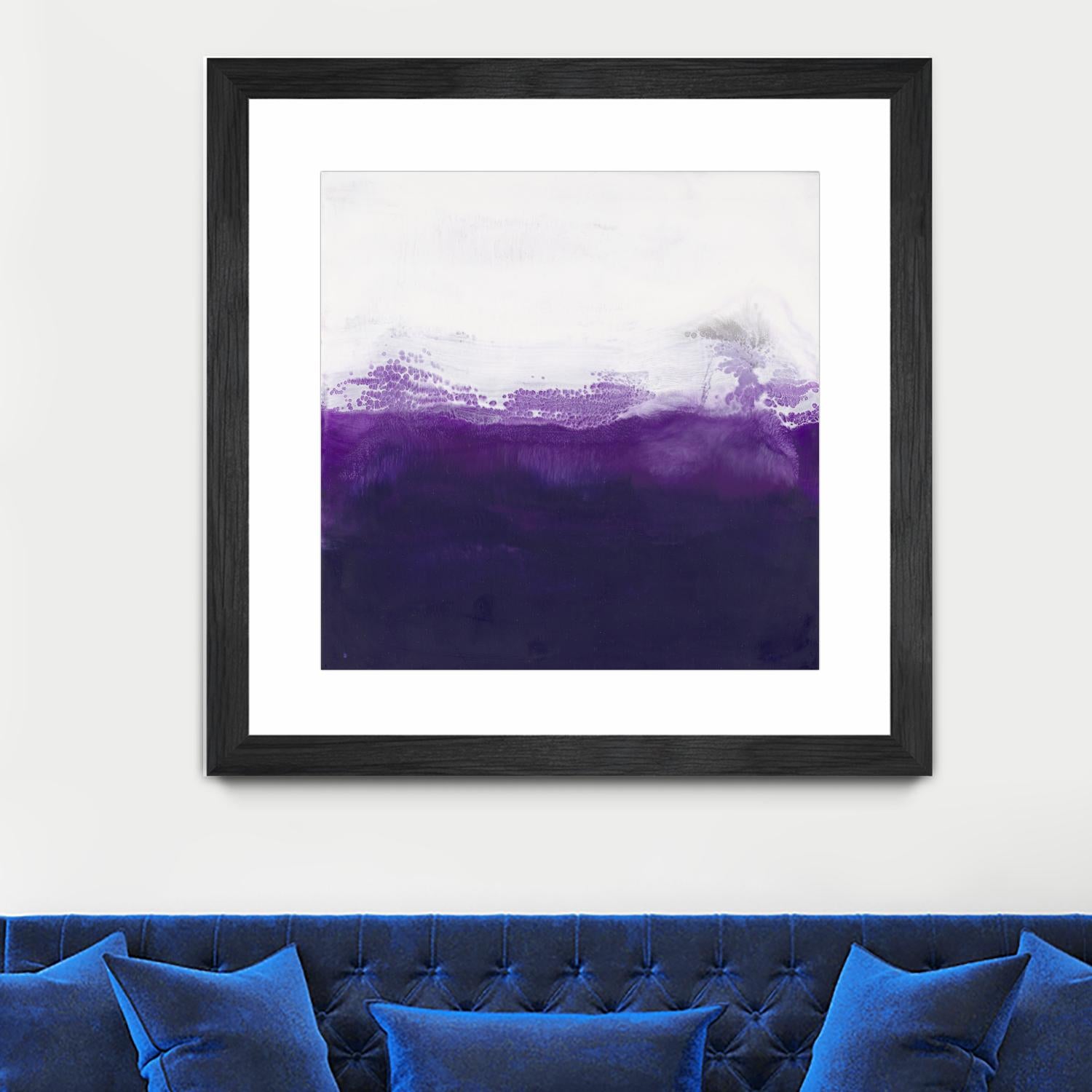 Purple by Laura VanHorne on GIANT ART - white abstract