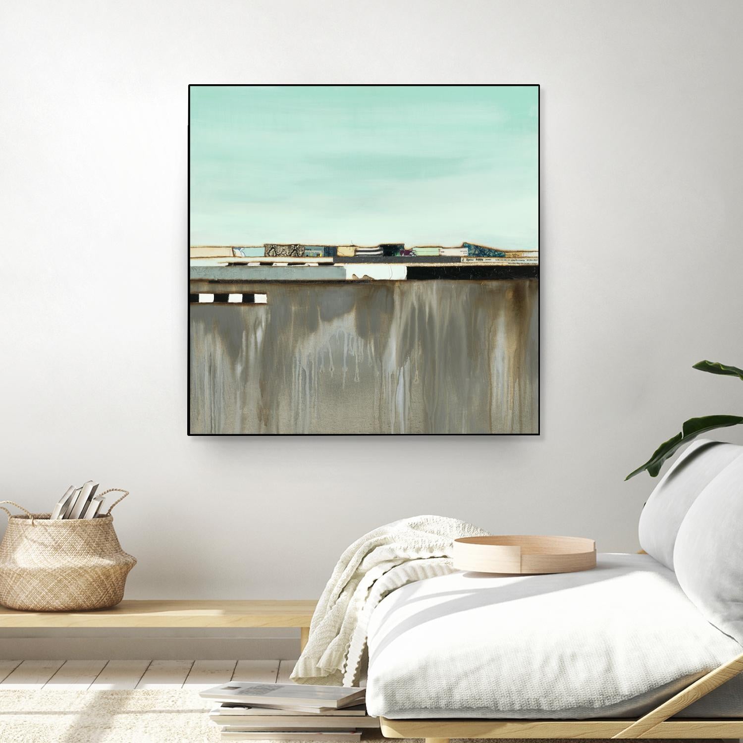 The Hood by Laura Van Horne on GIANT ART - blues abstracted landscapes