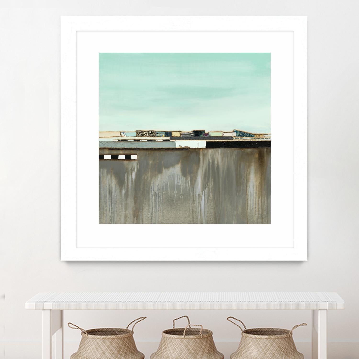 The Hood by Laura Van Horne on GIANT ART - blues abstracted landscapes