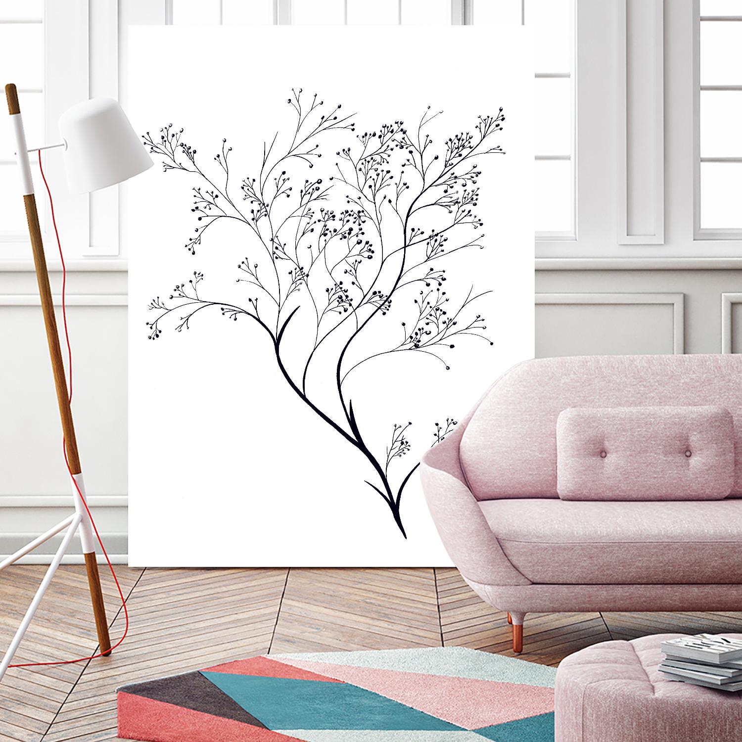 Airy Blooms II by Kayleigh Wold on GIANT ART - florals