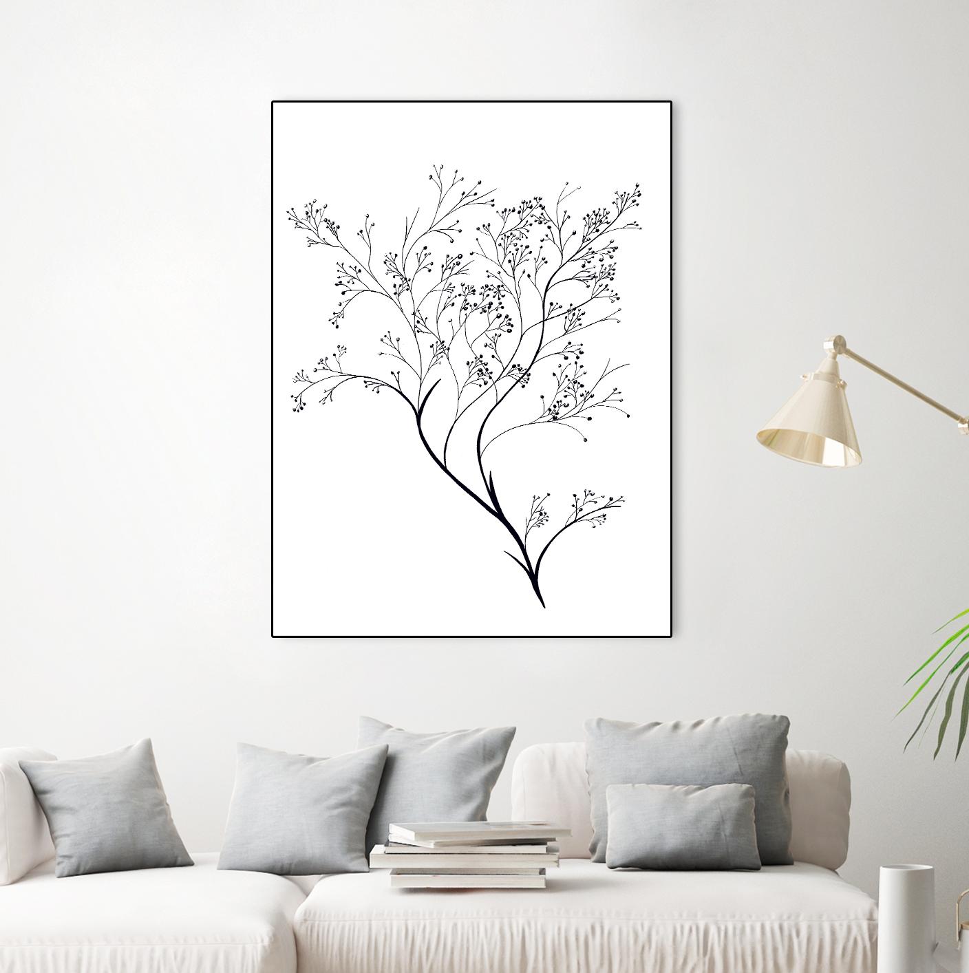 Airy Blooms II by Kayleigh Wold on GIANT ART - florals