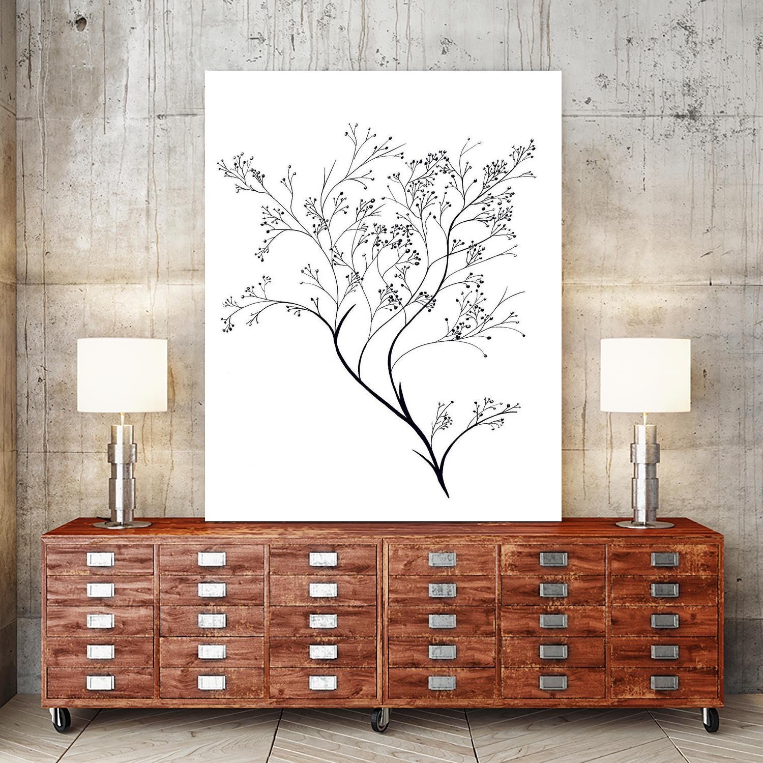 Airy Blooms II by Kayleigh Wold on GIANT ART - florals