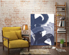 Blue on Blue I by June Erica Vess on GIANT ART - blue abstract