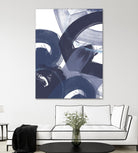 Blue on Blue II by June Erica Vess on GIANT ART - blue abstract