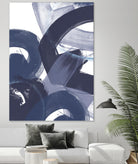 Blue on Blue II by June Erica Vess on GIANT ART - blue abstract