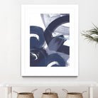 Blue on Blue II by June Erica Vess on GIANT ART - blue abstract