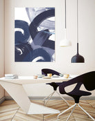 Blue on Blue II by June Erica Vess on GIANT ART - blue abstract