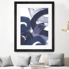 Blue on Blue II by June Erica Vess on GIANT ART - blue abstract