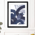 Blue on Blue II by June Erica Vess on GIANT ART - blue abstract