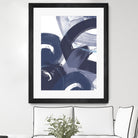 Blue on Blue II by June Erica Vess on GIANT ART - blue abstract