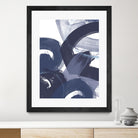 Blue on Blue II by June Erica Vess on GIANT ART - blue abstract