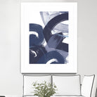 Blue on Blue II by June Erica Vess on GIANT ART - blue abstract