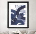 Blue on Blue II by June Erica Vess on GIANT ART - blue abstract