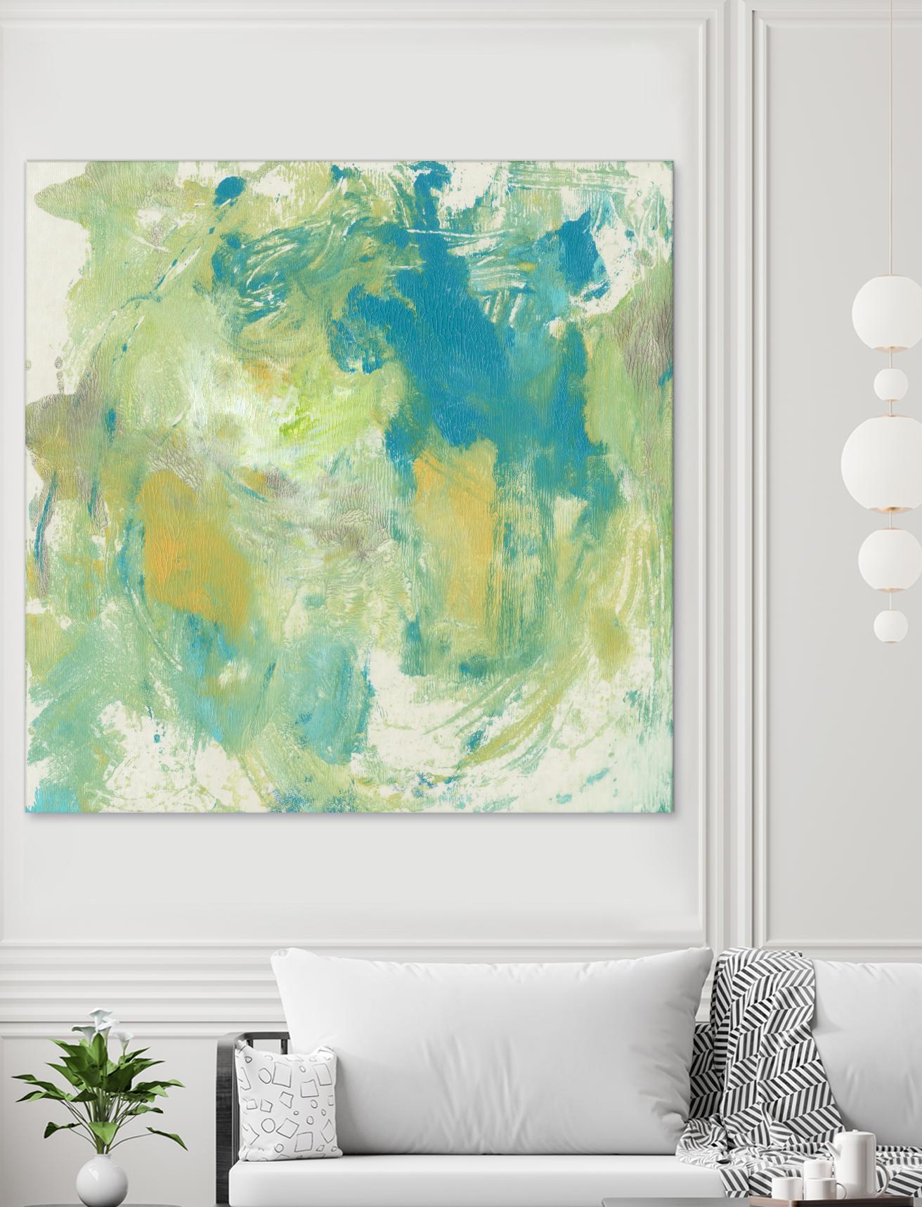 World Wind I by Tim OToole on GIANT ART - green abstract