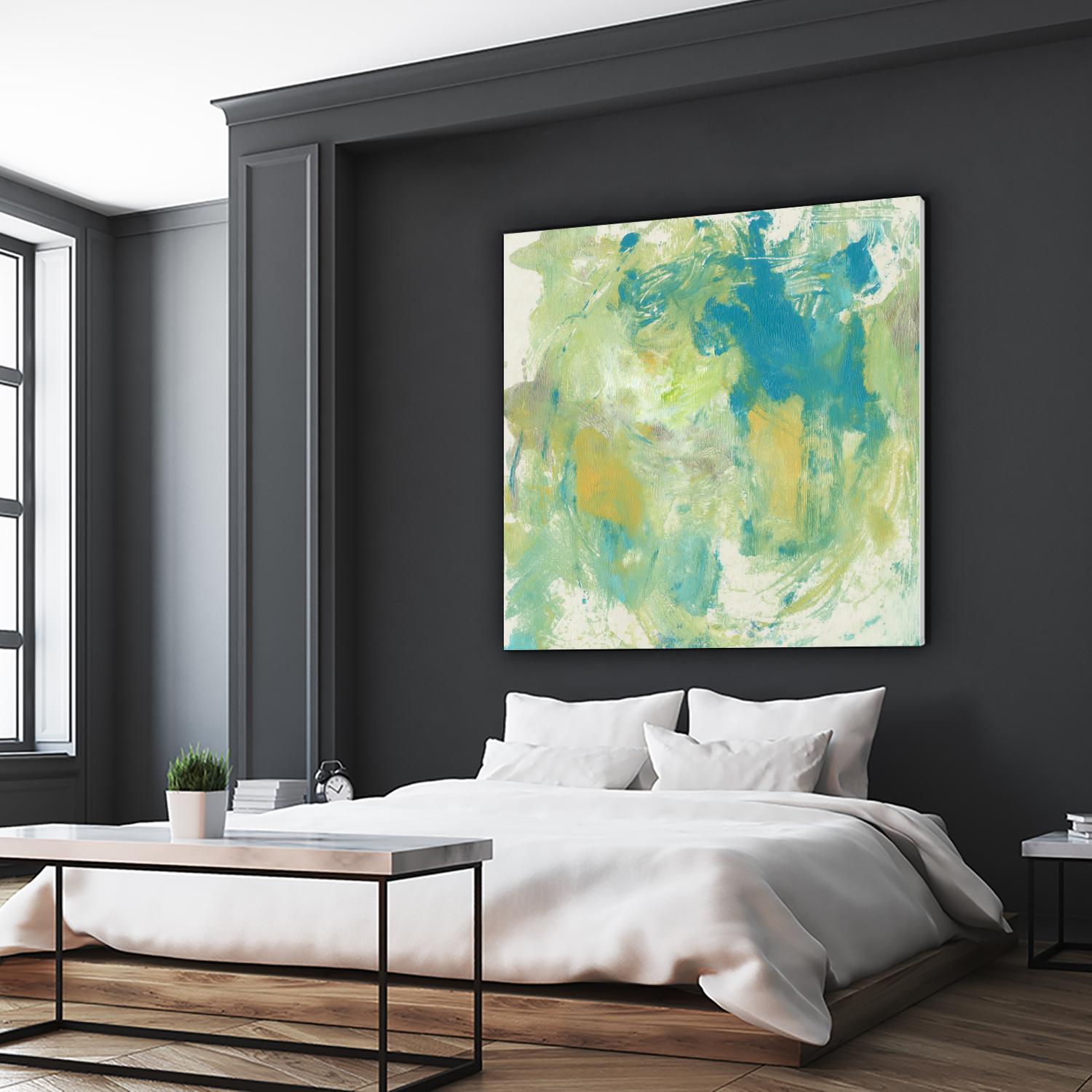 World Wind I by Tim OToole on GIANT ART - green abstract