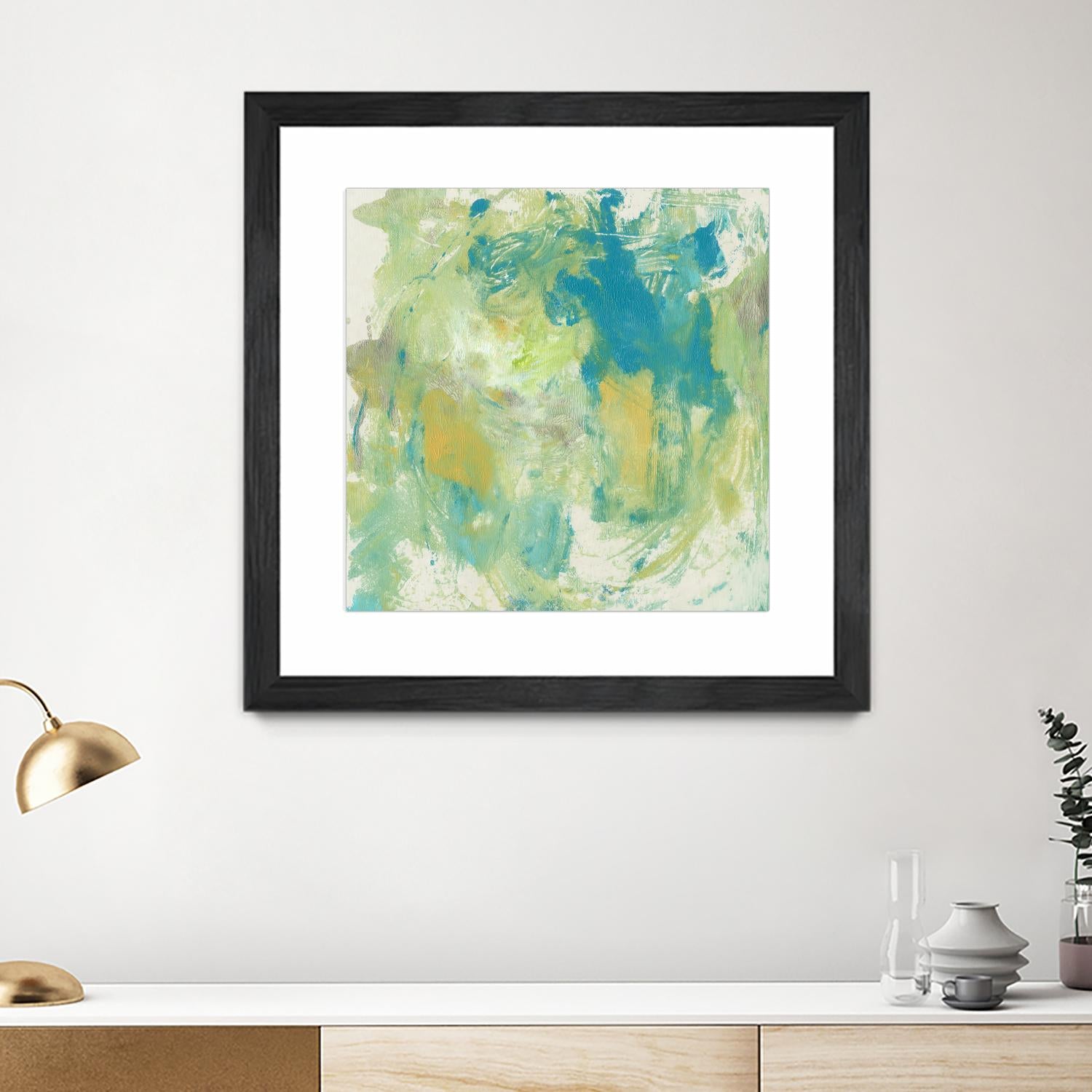 World Wind I by Tim OToole on GIANT ART - green abstract