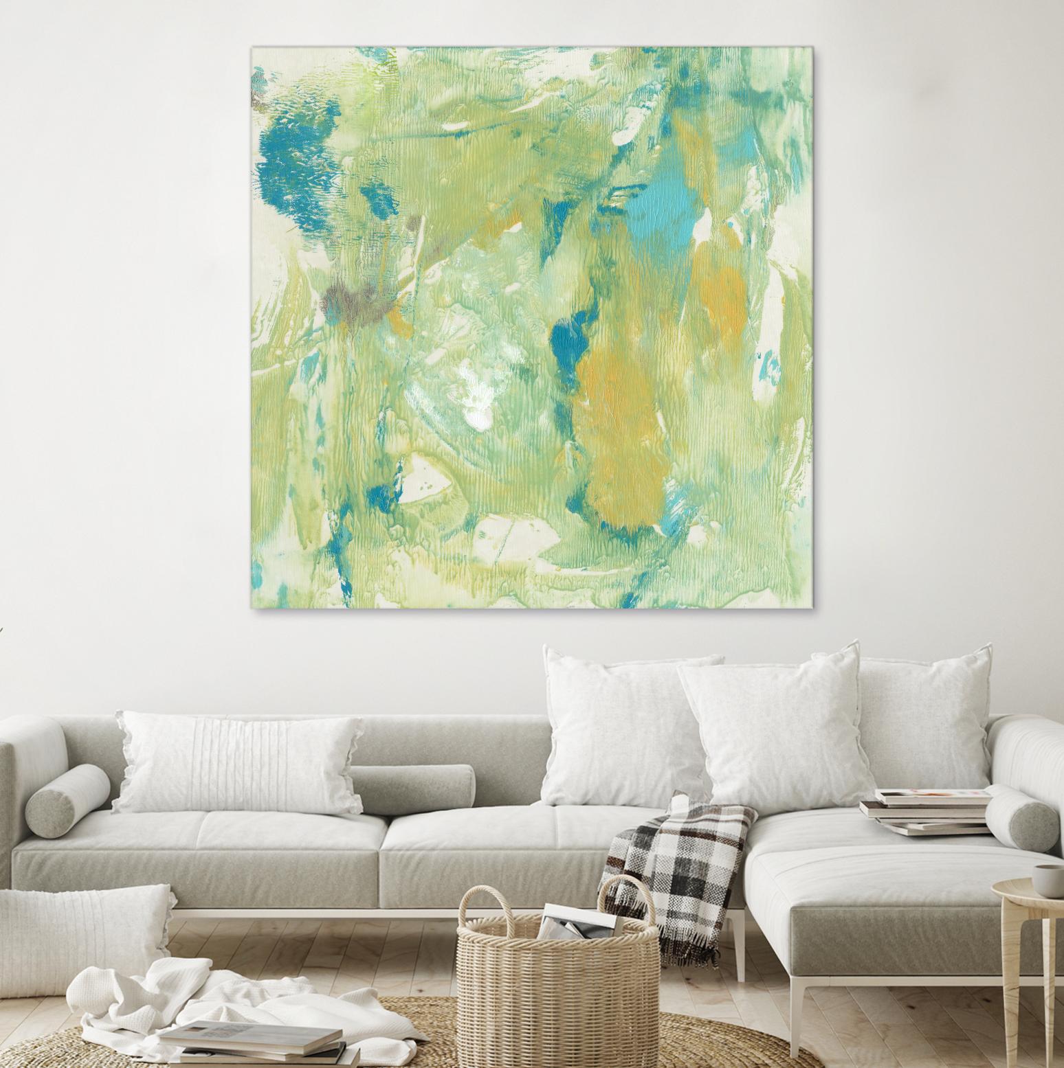 World Wind II by Tim OToole on GIANT ART - green abstract
