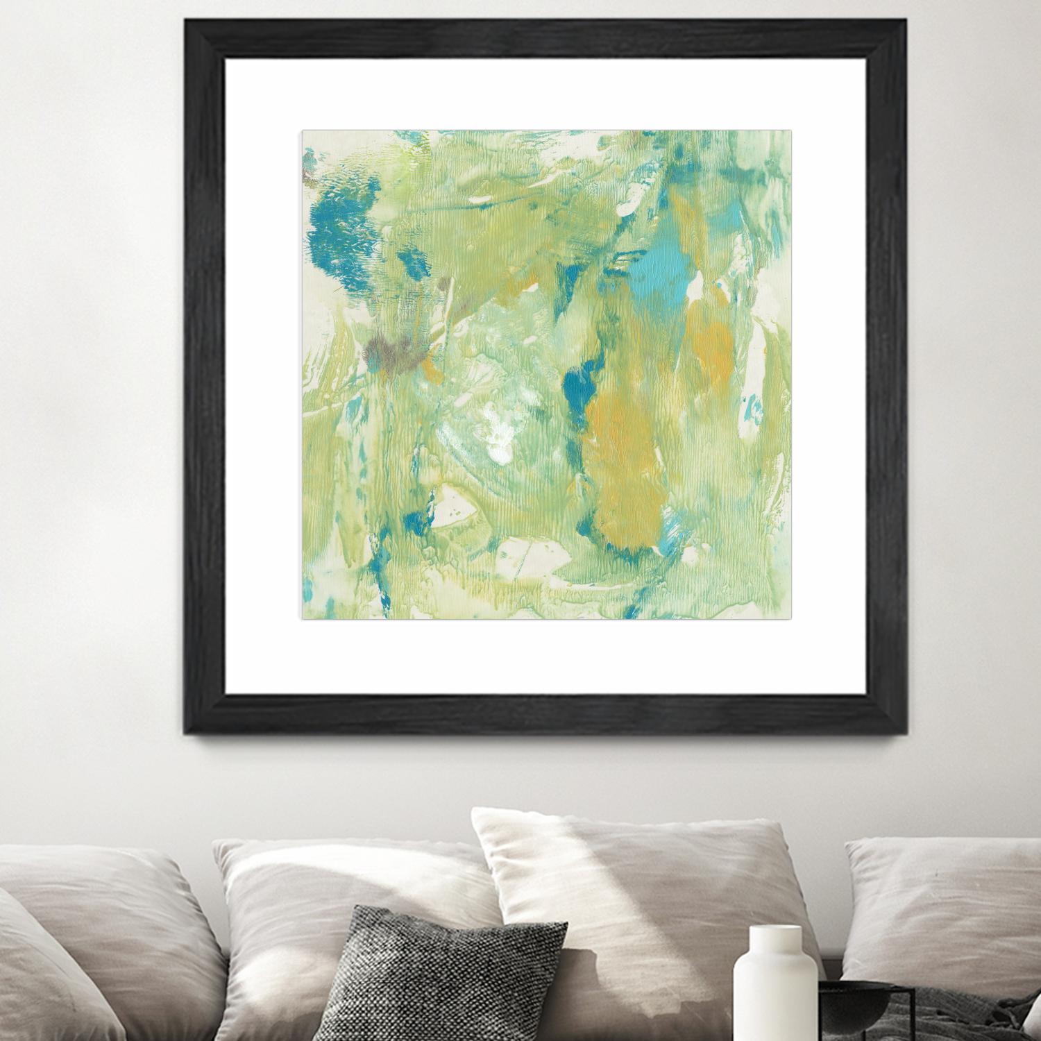 World Wind II by Tim OToole on GIANT ART - green abstract