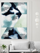 Blue Billow I by Grace Popp on GIANT ART - blue abstract