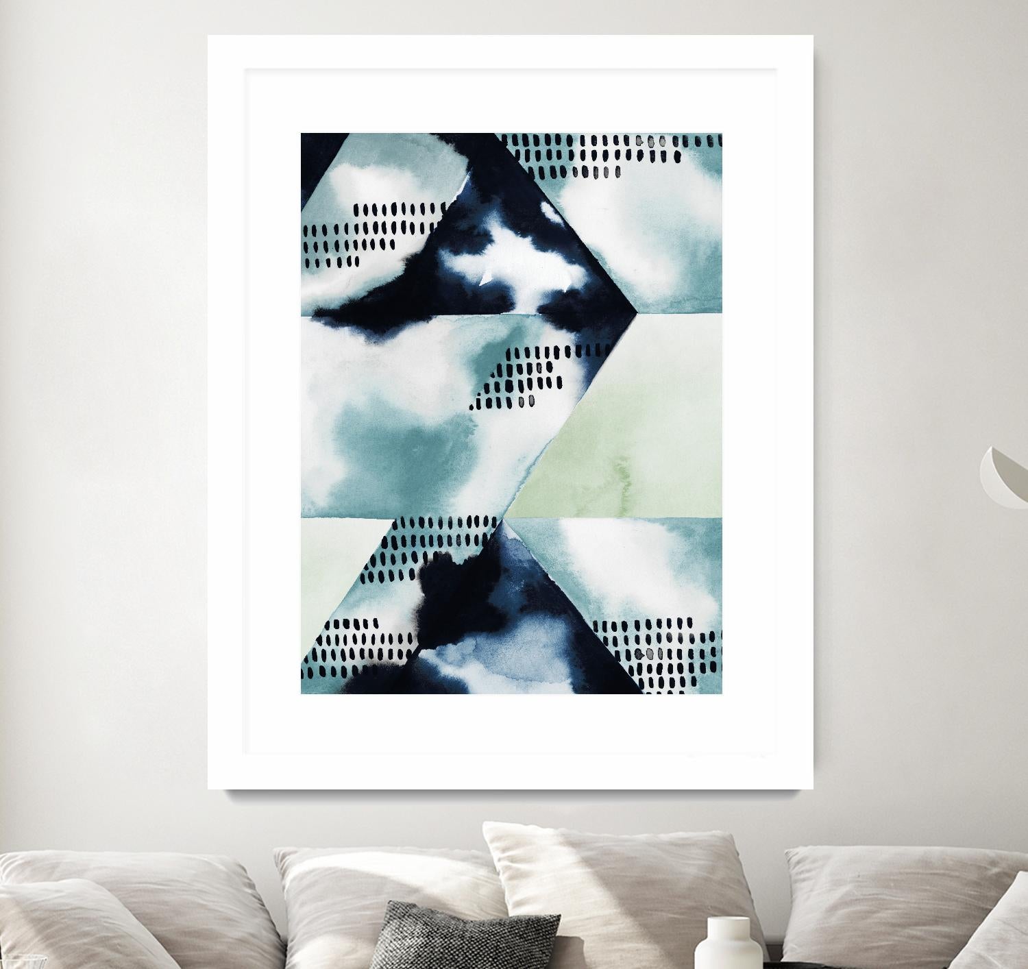 Blue Billow I by Grace Popp on GIANT ART - blue abstract