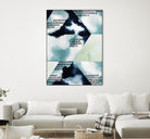 Blue Billow I by Grace Popp on GIANT ART - blue abstract