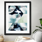 Blue Billow I by Grace Popp on GIANT ART - blue abstract