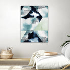 Blue Billow I by Grace Popp on GIANT ART - blue abstract